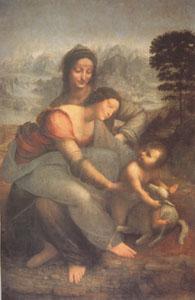 Leonardo  Da Vinci The Virgin and Child with Anne (mk05) Germany oil painting art